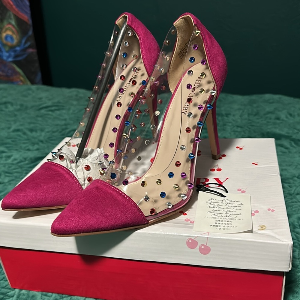 Studded Pumps - Picture 2 of 6